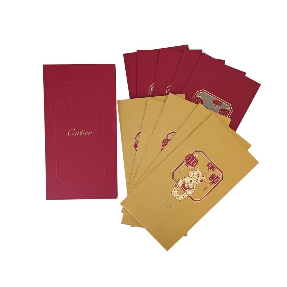 2026 Cartier Red Envelopes Lunar New Year Year of the Horse Chinese 10x Panthere